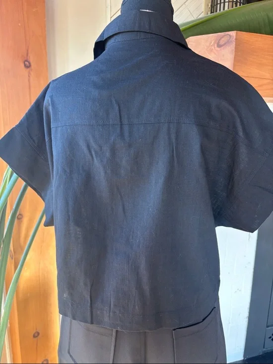 Linen Button Down Top - Picture 6 of 9